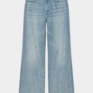 Denim Forum  - The Farrah Hi-Rise Wide Jean